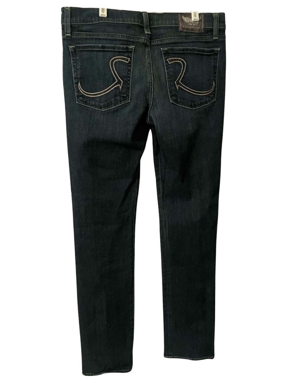 Rock & Republic Stella Low Rise Straight Leg Dark Wash EUC Sz 30
